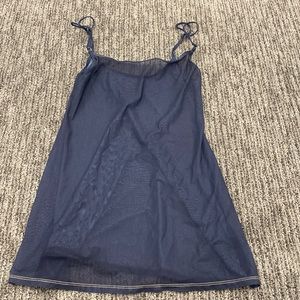 Silk & Satin Sheer top with side slits